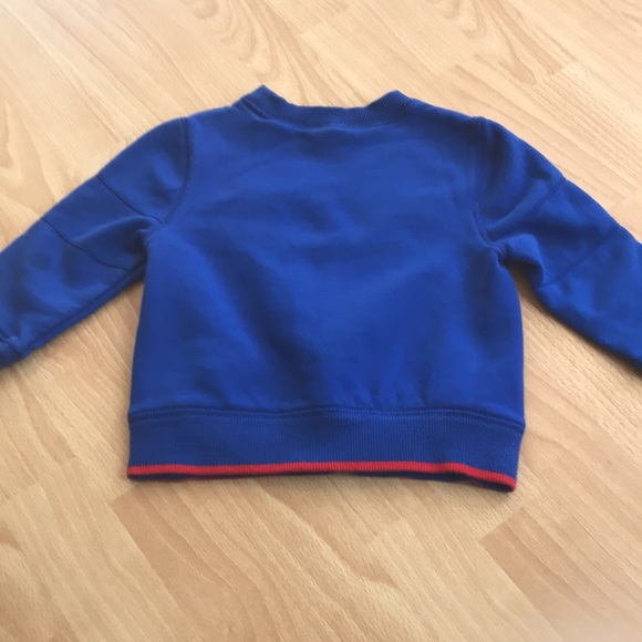 8/$25 Gap Size 2 Years Blue Marvel Muscle Sweatshirt - Picture 7 of 12